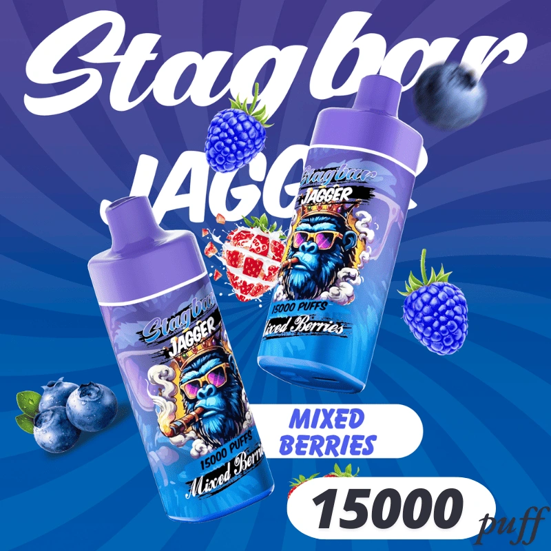 Stag Bar Jagger 15K Puff Disposable Vape Pod