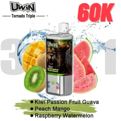 Uwin Tornado Triple 60K Puffs Disposable E Cig