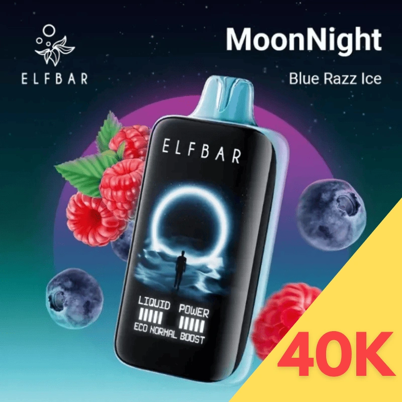 Avis sur la cigarette électronique jetable ELF BAR Moon Night 40000 Puffs