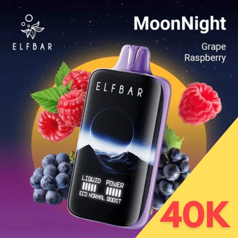 ELFBAR Moon Night 40k Bouffées Vape Jetable en Gros ELFBAR Moon Night 40k Bouffées Vape Jetable en Gros