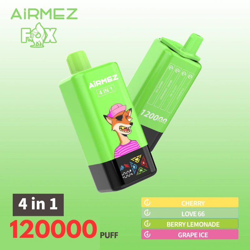 Découvrez la Cigarette Électronique Jetable Airmez FOX 4 en 1 120K