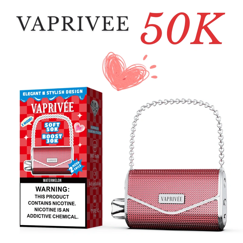 VAPRIVEE 50k Puff Vape Jetable Pas Cher