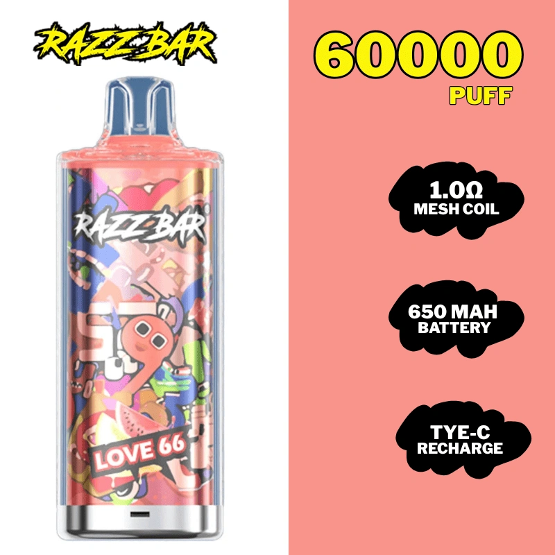 Razz Bar 60000 60k caladas Vape desechable