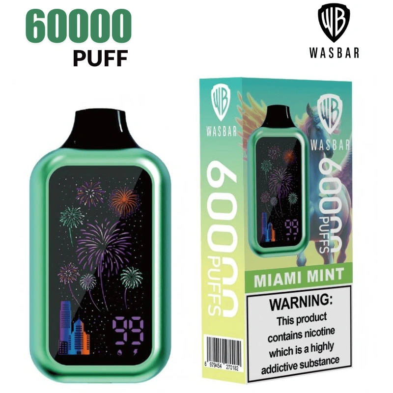 WasBar 60k 60000 Puffs Disposable Vape Hot sale