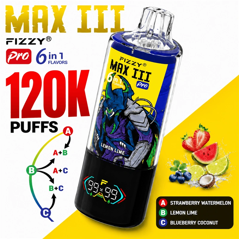 FIZZY MAXIII Pro120K 6 IN 1 Vape