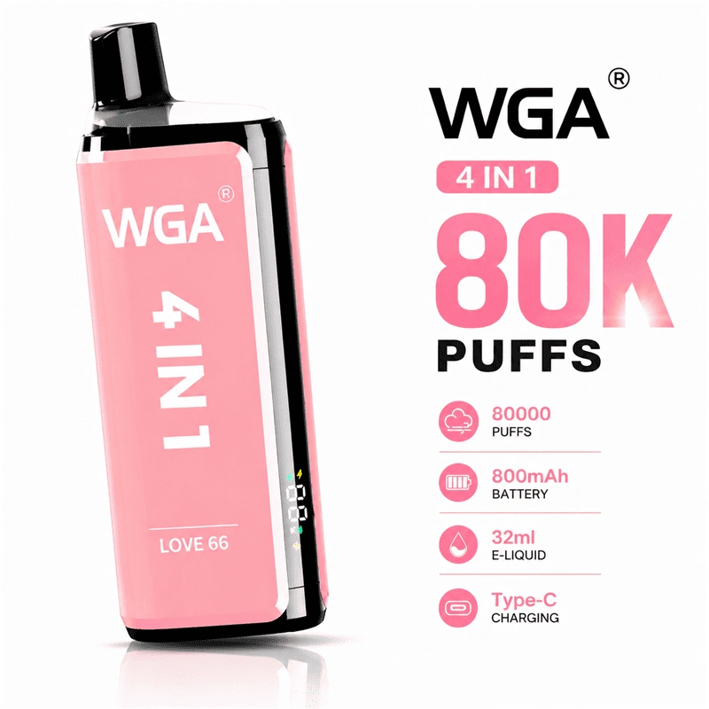 Buy WGA 80K Puff 4 in 1 Rechargeable Vape Pod Kits