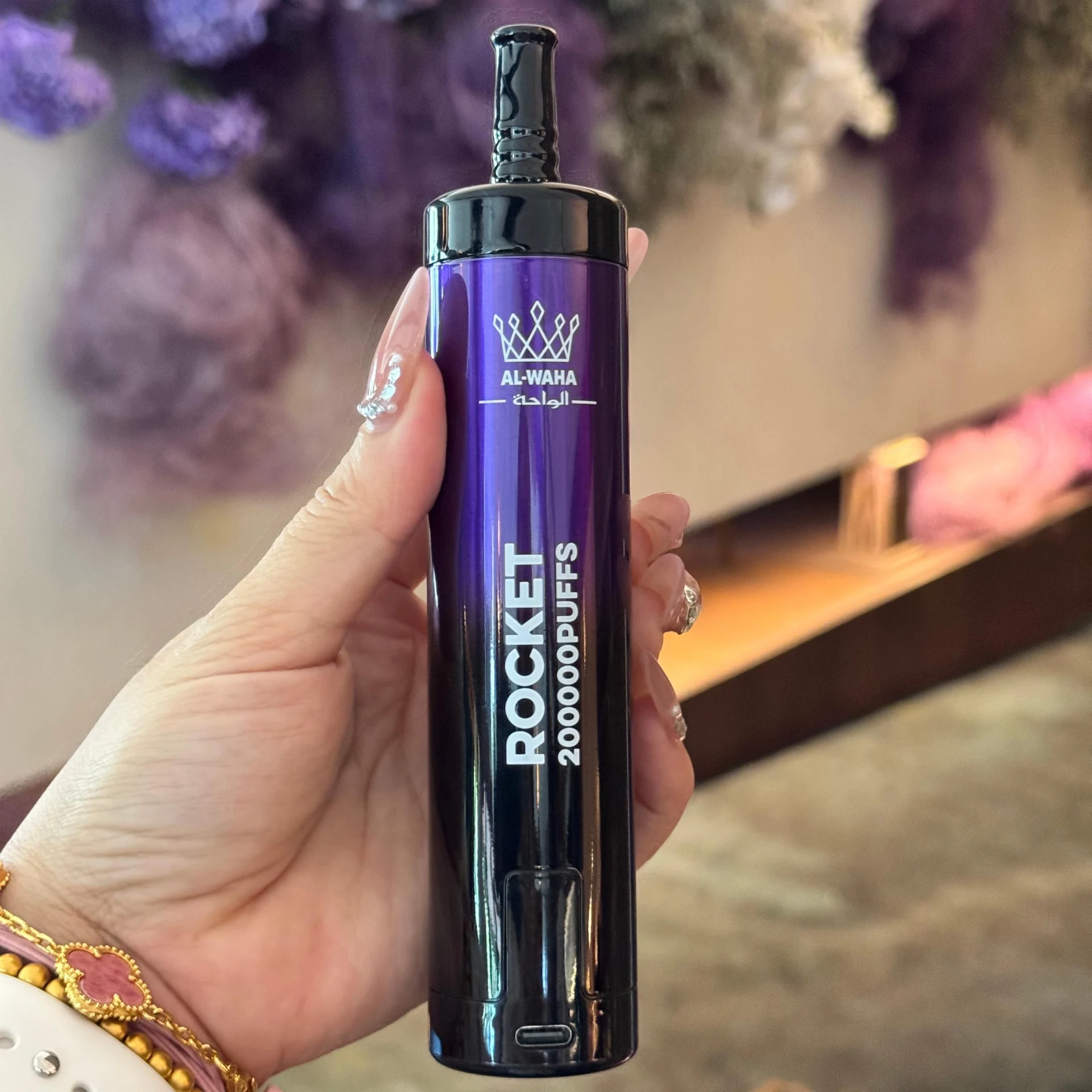 AL-WAHA Rocket 200K Jednorazový vaporizér na shishu hookah AL-WAHA Rocket 200K Jednorazový vaporizér na shishu hookah