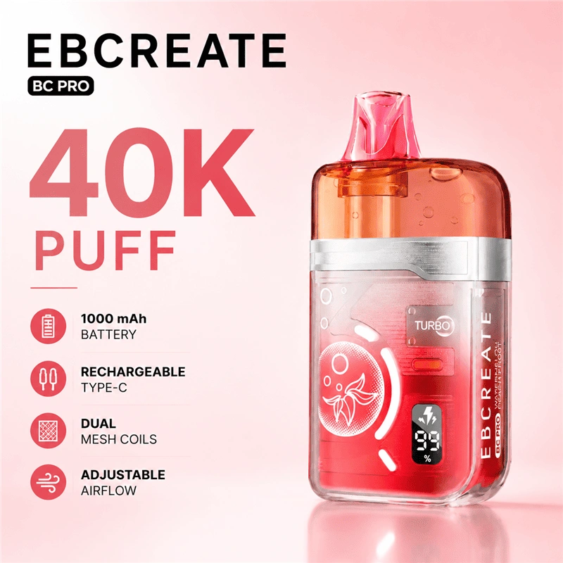 EBCREATE BC Pro 40K Disposable Vape EBCREATE BC Pro 40K Disposable Vape