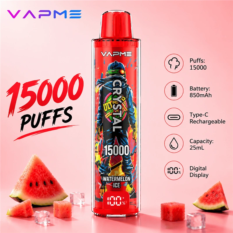 Vapme Crystal 15000 Pufov Veľkoobchodná Cena 15K Vaporizér Vapme Crystal 15000 Pufov Veľkoobchodná Cena 15K Vaporizér