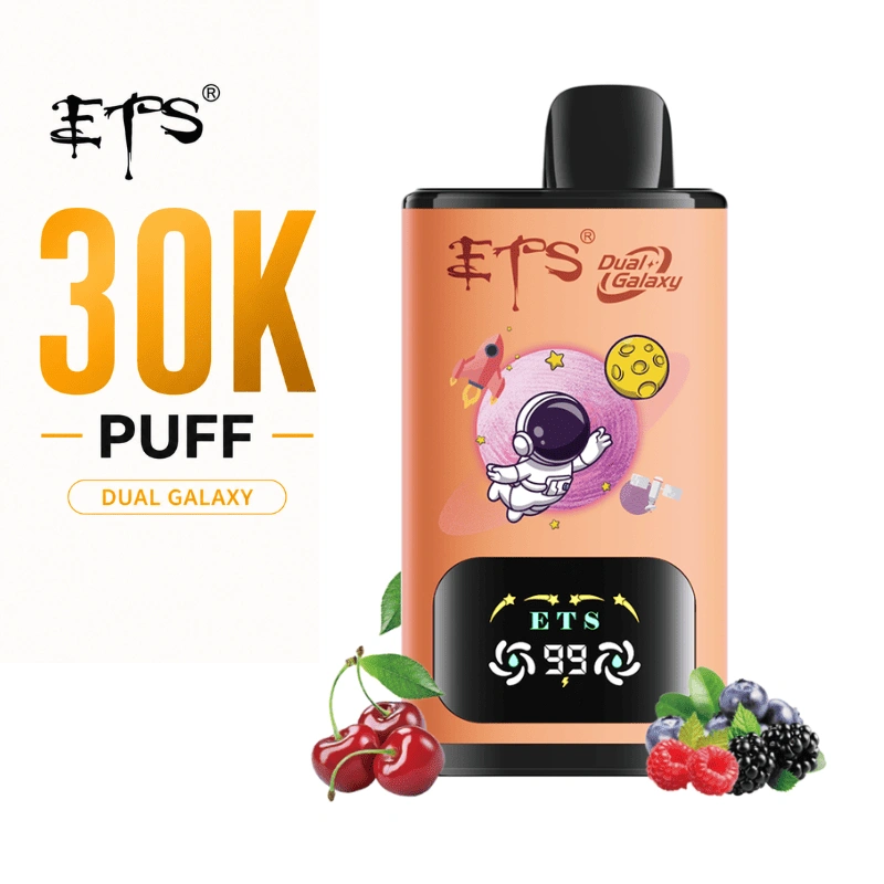 ETS Dual Galaxy 30K Pufa Divu Garšu Slēdzama Vape