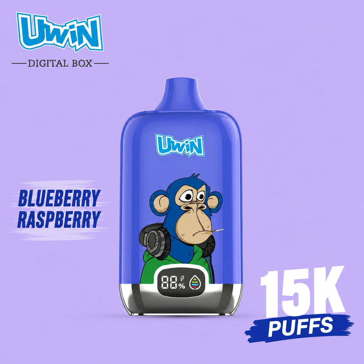 Uwin Digital Box 12K Jednorazový Vaporizér 12000 Pufov Uwin Digital Box 12K Jednorazový Vaporizér 12000 Pufov