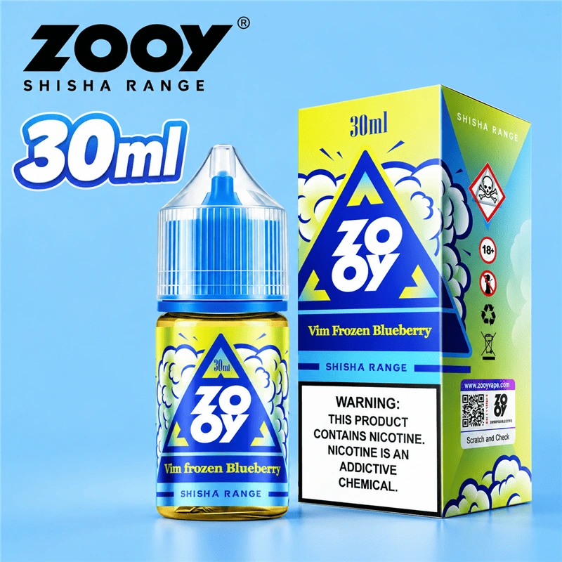 ZOOY VAPE SHISHA RANGE 30ML E-LIQUID Nic Salt